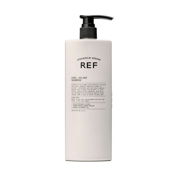 Ref Stockholm, Cool Silver, Sulfates-Free, Hair Shampoo, Neutralising Warm Tones, 750 ml - Unisex