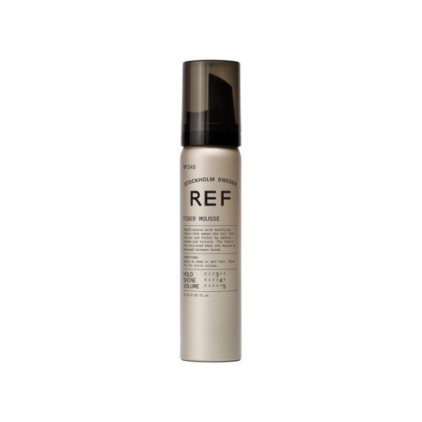 Ref Stockholm, Volume & Bodifying No.345, Vegan, Hair Styling Mousse, For Volume & Texture, Medium Hold, 75 ml - Unisex