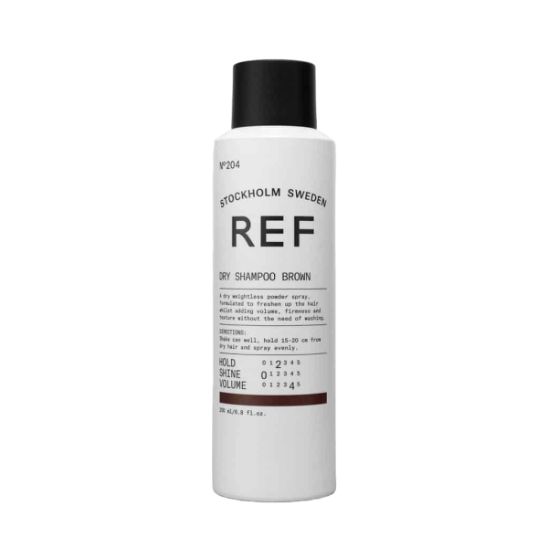 Ref Stockholm, Texture & Form No.204 Brown, Vegan, Hair Dry Shampoo, Refreshing, 200 ml - Unisex