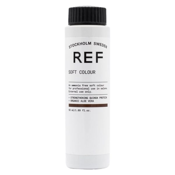 Ref Stockholm, Soft Colour, Vegan, Demi-Permanent Hair Dye, 1.0 Black, 50 ml -