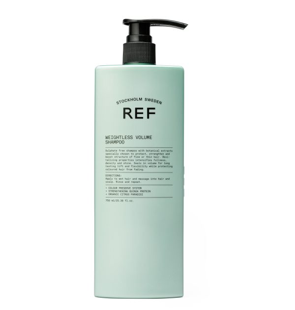 Ref Stockholm, Weightless Volume, Sulfates-Free, Hair Shampoo, Texturizing & Volumizing, 750 ml - Unisex