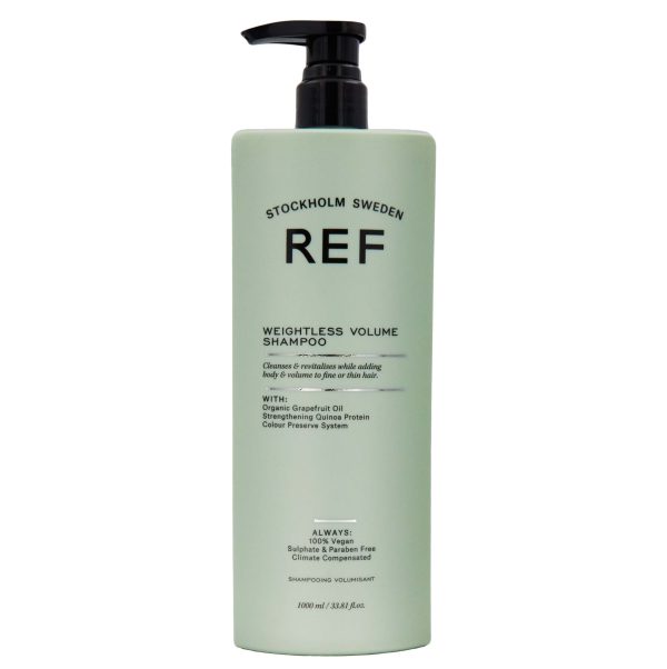 Ref Stockholm, Weightless Volume, Sulfates-Free, Hair Shampoo, For Volume & Texture, 1000 ml - Unisex