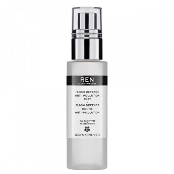 Ren, Flash Defence, Anti-Pollution, Mist Spray, For Face, 60 ml - For Women