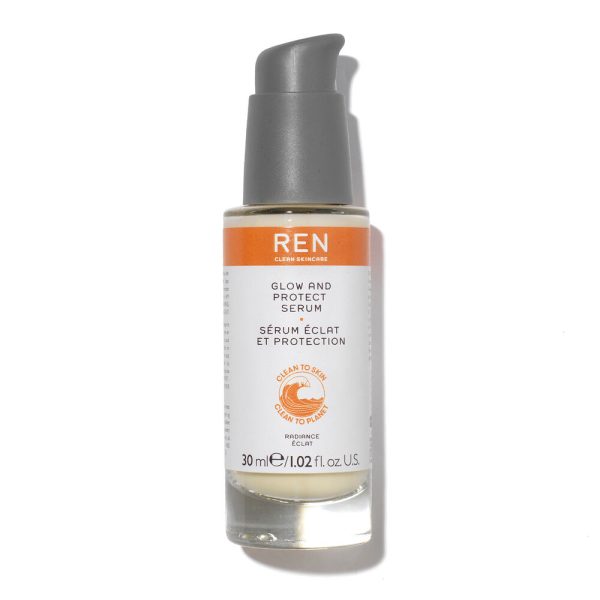 Ren, Radiance, Vitamin C, Brightening, Serum, For Face, 30 ml - For Women