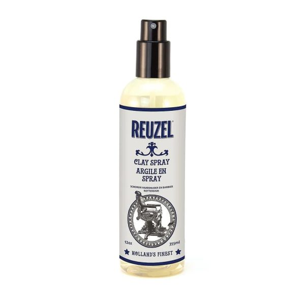 Reuzel, Clay, Argile, Hair Spray, For Definition & Texture, Light Hold, 355 ml - For Men