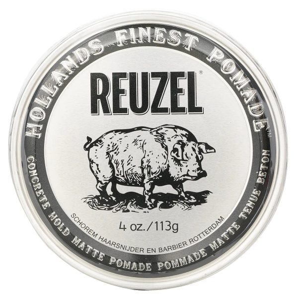 Reuzel, Concrete Hold, Hair Styling Pomade, For Definition & Texture, Strong Hold, 113 g - For Men