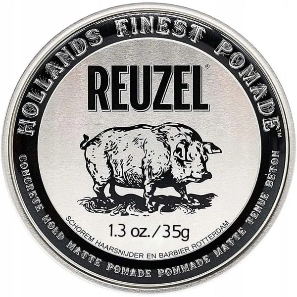 Reuzel, Concrete Hold, Hair Styling Pomade, For Definition & Texture, Strong Hold, 35 g - For Men