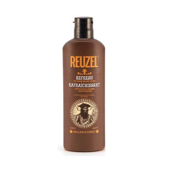 Reuzel, Refresh No Rinse, Beard Shampoo, Moisture And Shine, 200 ml - For Men