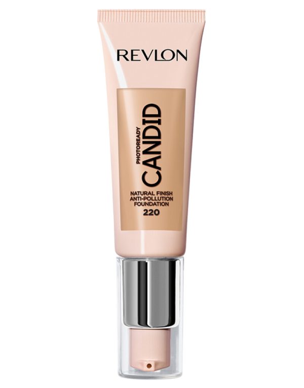 Revlon, Candid, Anti-Pollution, Liquid Foundation, 220, Sand Beige, 22 ml - For Women