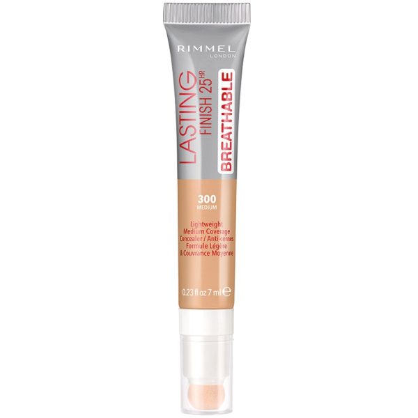 Rimmel London, Lasting Finish, Natural Medium Coverage, Cream Concealer, 300, Medium, 7 ml - For Women