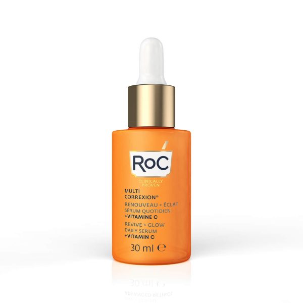 Roc, Multi Correxion Revive + Glow, Vitamin C, Illuminating, Serum, For Face, 30 ml - For Women