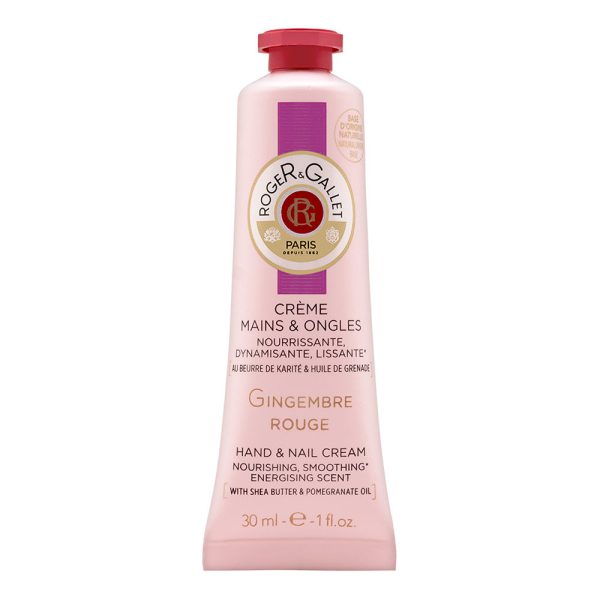 Roger & Gallet, Gingembre Rouge, Hydrating, Hand & Nail Cream, 30 ml - For Women