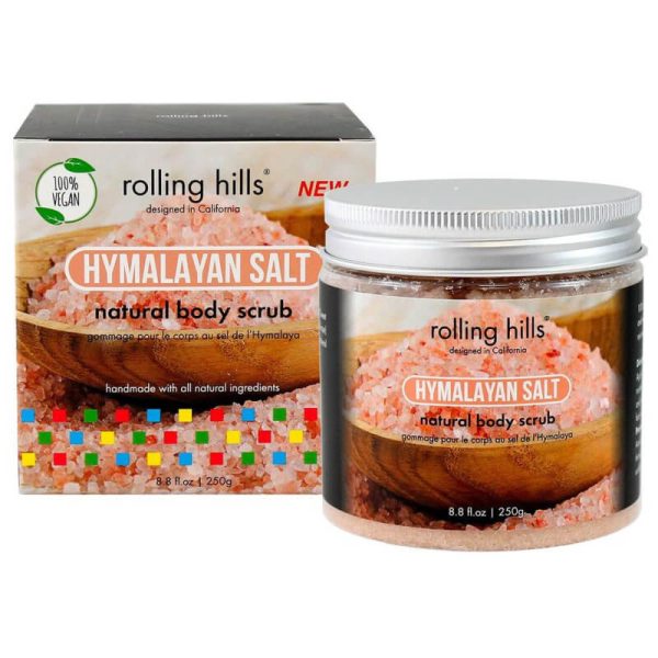 Rolling Hills, Himalayan Salt, Eliminates Impurities, Body Scrub, 250 g - For Women