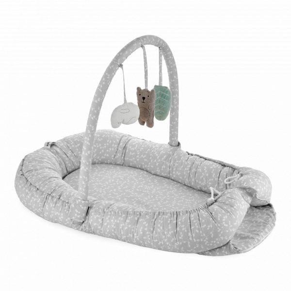 Salteluta BabyNest cu bara jucarii Between parents (Culoare: Turcoaz) - imagine 2