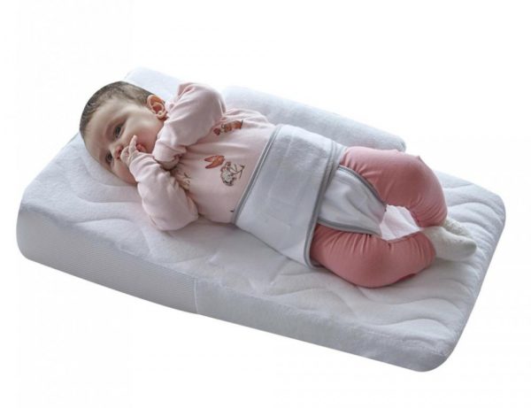 Salteluta pozitionator pentru bebelusi BabyJem Reflux Pillow (Culoare: Gri) - imagine 2