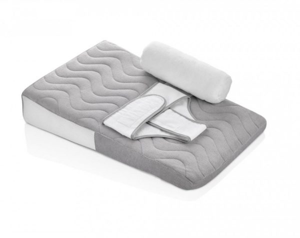 Salteluta pozitionator pentru bebelusi BabyJem Reflux Pillow (Culoare: Gri)