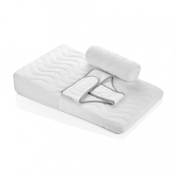 Salteluta pozitionator pentru bebelusi BabyJem Reflux Pillow (Culoare: Gri) - imagine 3