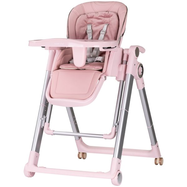 Scaun de masa Chipolino Super Chef 2 in 1 pink marshmallow