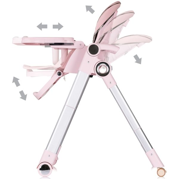 Scaun de masa Chipolino Super Chef 2 in 1 pink marshmallow - imagine 6