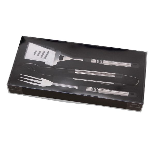 Set 3 ustensile din inox pentru gratar 47 cm Activa 15500 - imagine 3