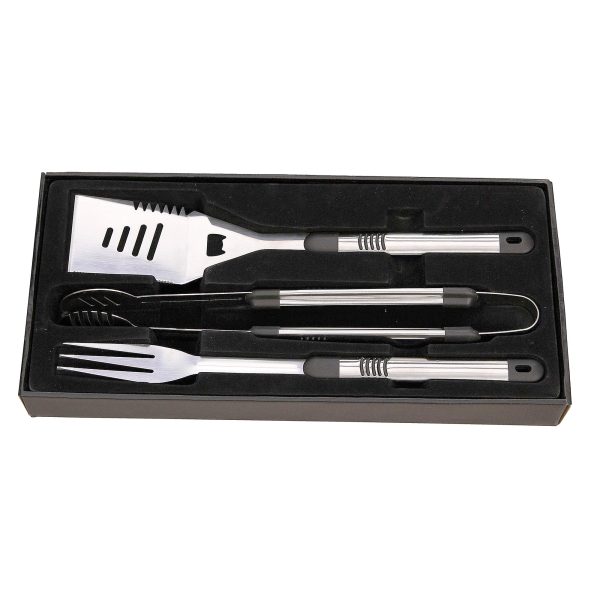 Set 3 ustensile din inox pentru gratar 47 cm Activa 15500