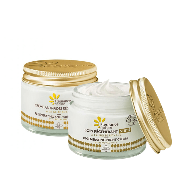 Set crema antirid regeneranta zi + noapte cu laptisor de matca