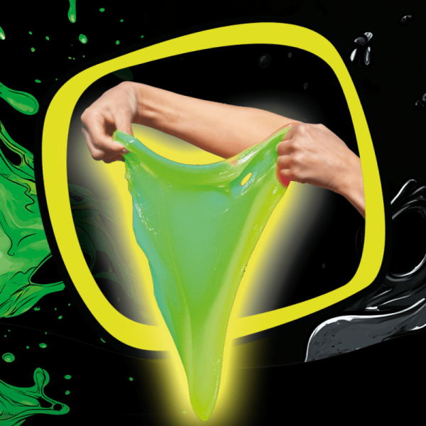 Set DIY experimente JIGGLY SLIME FLUO GLOW , VERDE 430 g - imagine 5