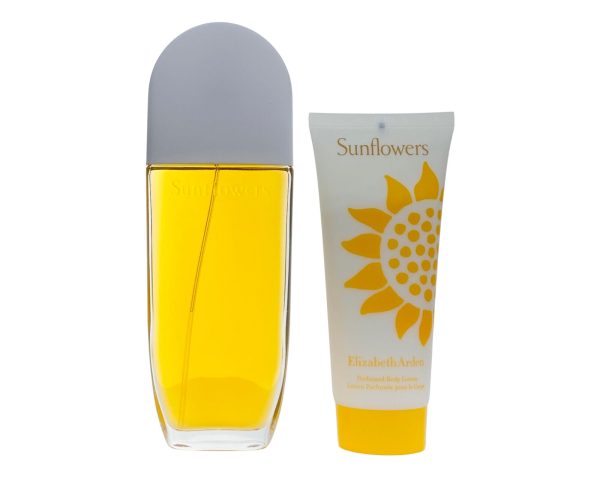 Sunflowers Set Elizabeth Arden: Sunflowers, Perfumed, Day & Night, Body Lotion, 100 ml + Sunflowers, Eau De Toilette, For Women, 100 ml - For Women