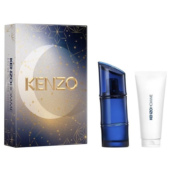 Set Kenzo: Homme Intense, Eau De Toilette, For Men, 60 ml + Homme, Shower Gel, For All Skin Types, 75 ml - For Men