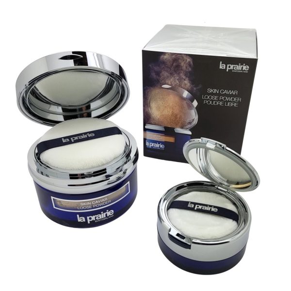 Set La Prairie: Skin Caviar, Caviar Extract, Illuminating, Loose Highlighter Powder, Translucent, 0, 10 g + Skin Caviar, Caviar Extract, Illuminating, Loose Highlighter Powder, Translucent, 0, 40 g - For Women