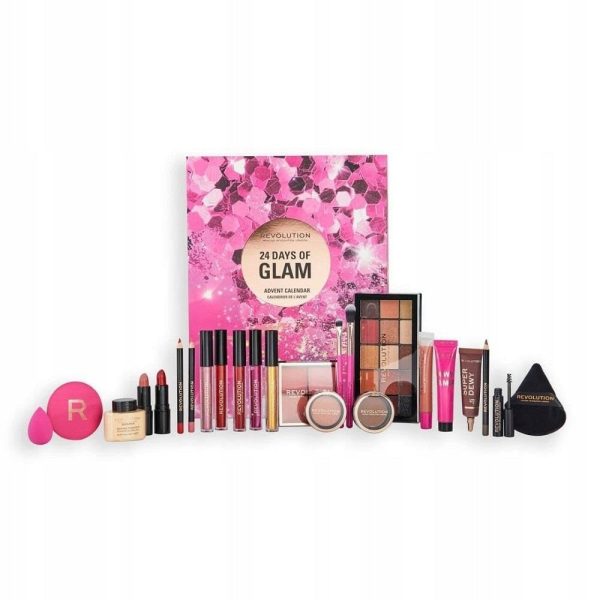 Set, Makeup Revolution, 24 Days Of Glam, Makeup, Advent Calendar - For Women