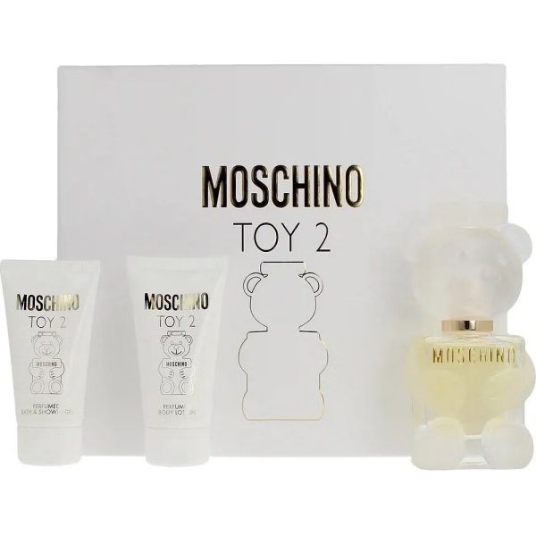 Set Moschino: Toy 2, Eau De Parfum, For Women, 50 ml + Toy 2, Hydrating, Body Lotion, 50 ml + Toy 2, Shower Gel, For All Skin Types, 50 ml - For Women