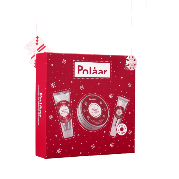 Set Polaar: Lapland, Hydrating, Hand Cream, 25 ml + Lapland, Hydrating, Lip Balm, 10 ml + Lapland, Hydrating, Cream, For Face, 50 ml - For Women