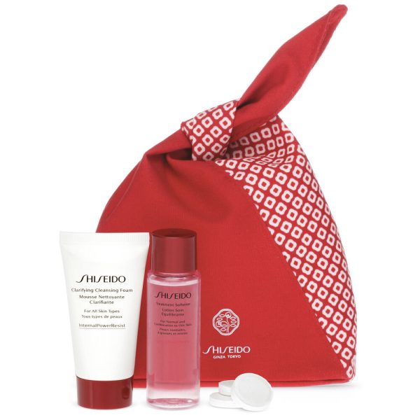 Ginza Tokyo Set Shiseido: Cleanse & Balance, Cleansing, Cleansing Foam, 30 ml + Cleanse & Balance, Lotion, For Face, 30 ml - For Women