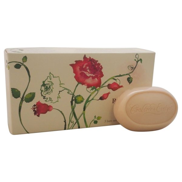 Set Trio, Crabtree & Evelyn, Rosewater, Hydrating, Soap Bar, 3 pcs, 85 g - For Women