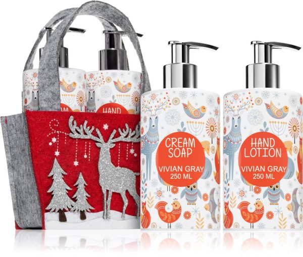 Set Vivian Gray: Glittering Christmas, Cleansing, Liquid Soap, 250 ml + Glittering Christmas, Hydrating, Hand Cream, 250 ml - For Women