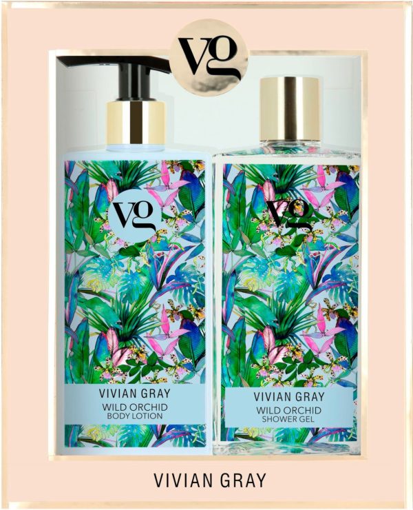 Set Vivian Gray: Wild Orchid, Cleansing and Hydrating, Shower Gel, For All Skin Types, 350 ml + Wild Orchid, Hydrating, Body Lotion, 350 ml - Unisex