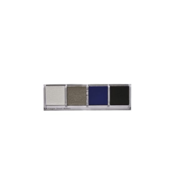 Shiseido, Essentialist, Eye Palette, No.4, Kaigan Street Waters, 4 Shades, 5.2 g *Tester - For Women