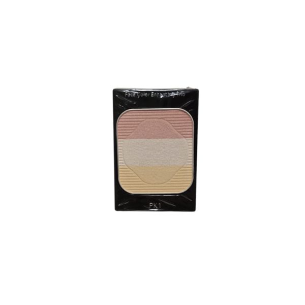 Shiseido, Face Color Enhancing Trio, Non-Comedogenic, Blushing/Sculpting & Harmonizing, Face Palette, Pk1, Lychee, 3 Shades, 7 g *Tester - For Women