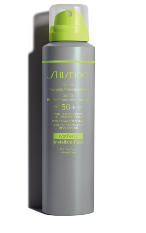 Shiseido, Sports Invisible, Sun Protection, Mist Spray, Wetforce, SPF 50+, 150 ml *Tester - For Women