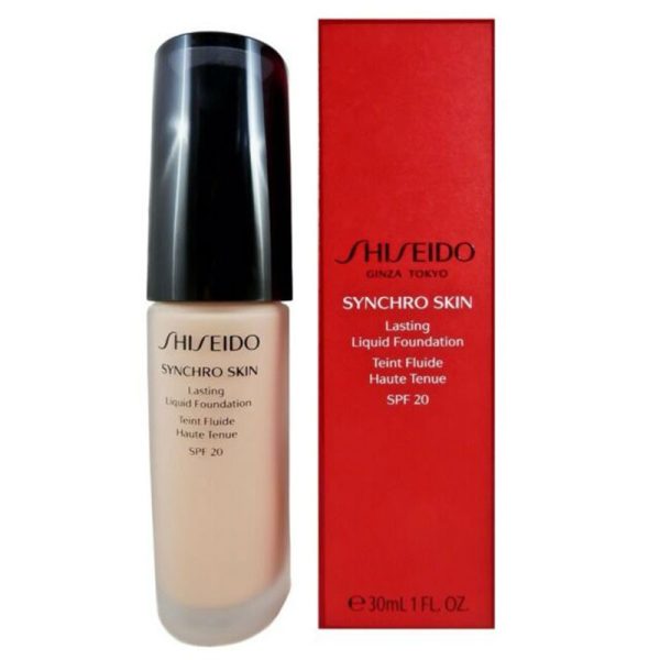 Shiseido, Synchro Skin, Liquid Foundation, 1, Rose, SPF 20, 30 ml - For Women