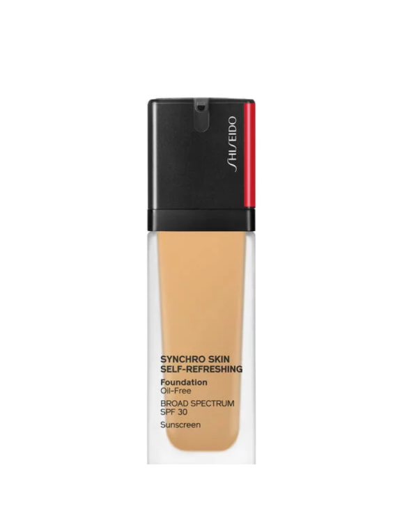 Shiseido, Synchro Skin Self-Refreshing, Oil-Free, Liquid Foundation, 340, Oak, SPF 30, 10 ml *Tester - For Women