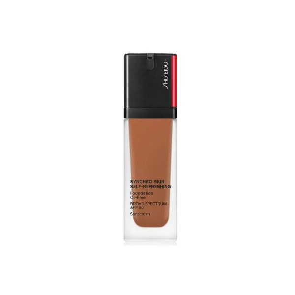 Shiseido, Synchro Skin Self-Refreshing, Oil Free, Liquid Foundation, 450, Copper, SPF 30, 30 ml - For Women