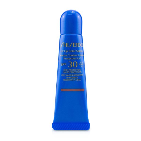 Shiseido, UV Color Splash, Waterproof, Sun Protection, Lip Balm, Uluru Red, SPF 30, 10 ml *Tester - For Women