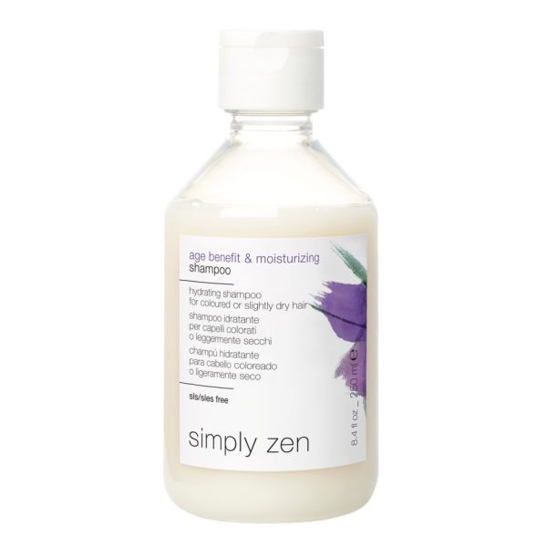 Simply Zen, Age Benefit & Moisturizing, Hair Shampoo, For Hydration, 100 ml - For Women