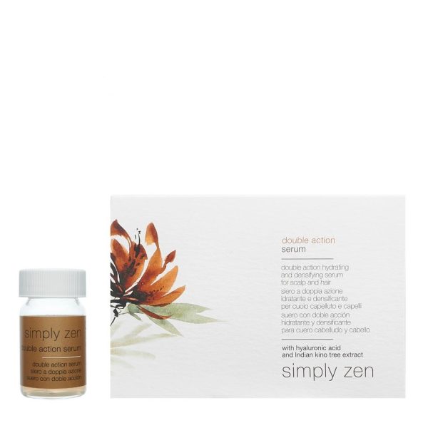 Set, Simply Zen, Double Action, Leave In Scalp Treatment Serum, For Density & Vitality, 12 pcs, 5 ml - For Women