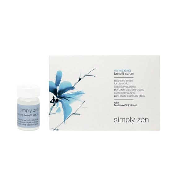 Set, Simply Zen, Normalizing, Leave In Scalp Treatment Serum, For Rebalancing, 12 pcs, 5 ml - For Women