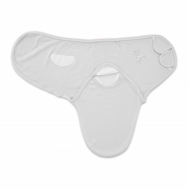 Sistem de infasare din bumbac 0-3 luni BabyJem Swaddle (Culoare: Gri)