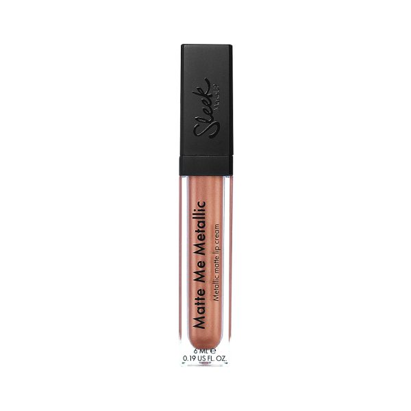 Sleek MakeUP, Matte Me Metallic, Lip Gloss, Roman Copper, 6 ml - For Women