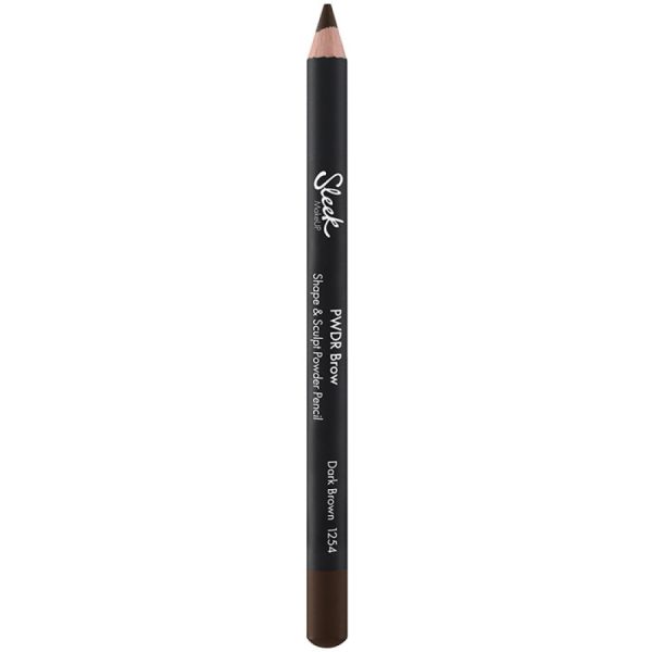 Sleek MakeUP, Pwdr, Blending, Eyebrow Cream Pencil, 1254, Dark Brown, 1.29 g - For Women